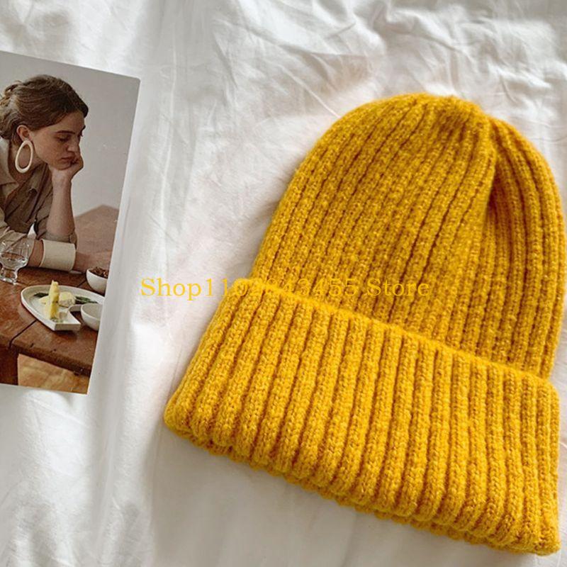 Beanie Cuffed Knit - 49MC 유니섹스 겨울 리브 니트 비니