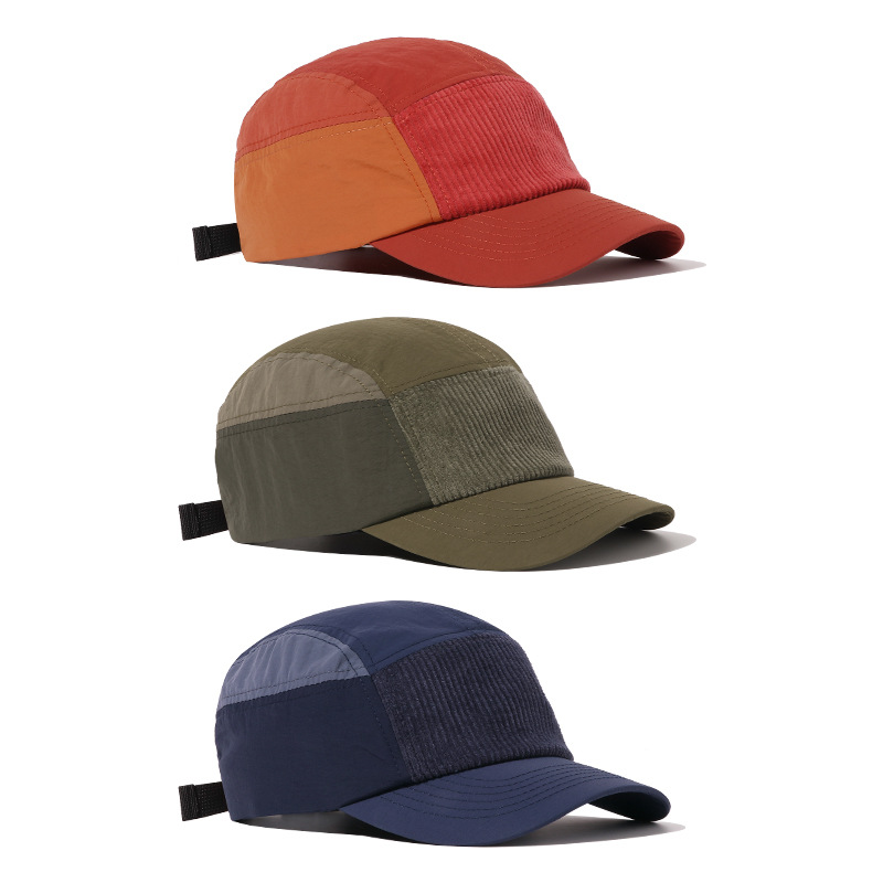 Corduroy Cap 5 Panel - 남녀공용 경량 5 패널 야구 모자