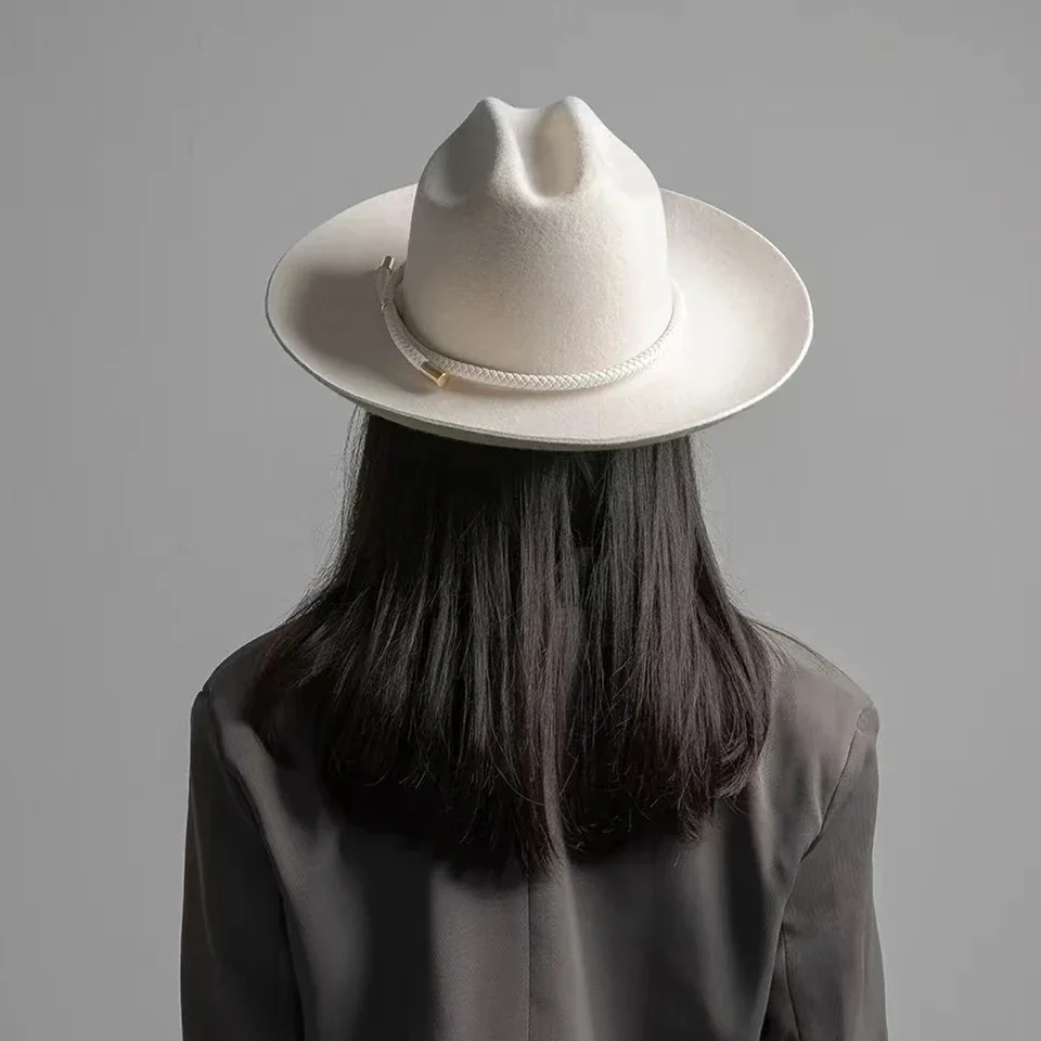 Fedora Hat Wool - 2025 뉴 레트로 인싸틱 겨울 울