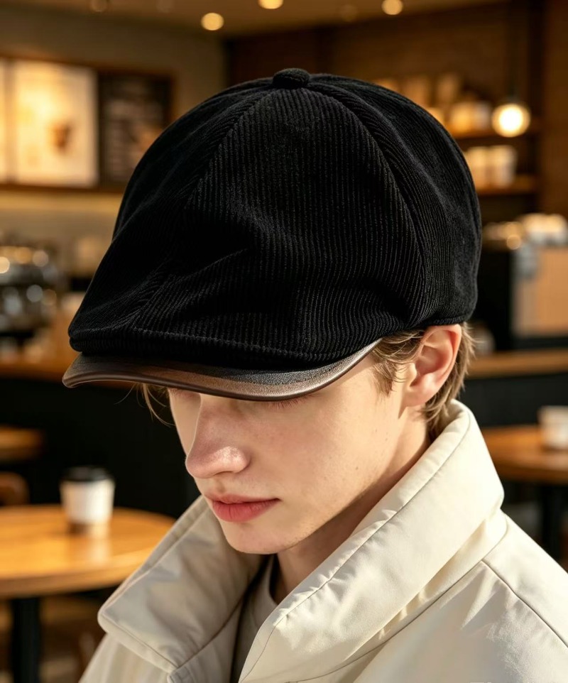Newsboy Cap Ivy - 남성용 빈티지 코듀로이 뉴스보이 캡 클래식