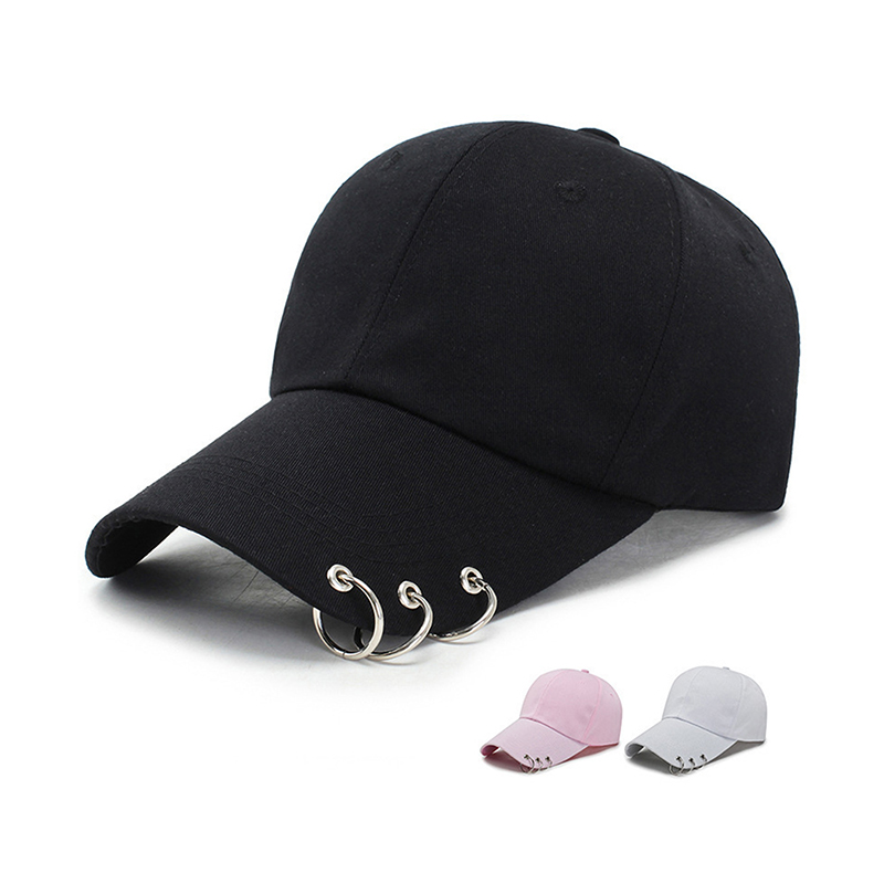 Dad Hat Cotton - 링 서클이 있는 스냅백 모자 유니섹스,