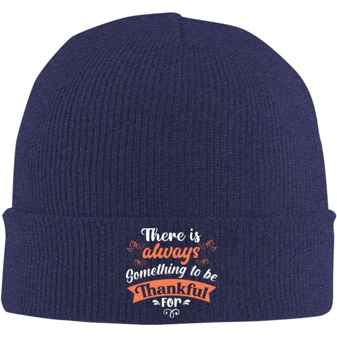 Beanie Cuffed Knit - 항상 감사할 만한 것이 있습니다 남녀