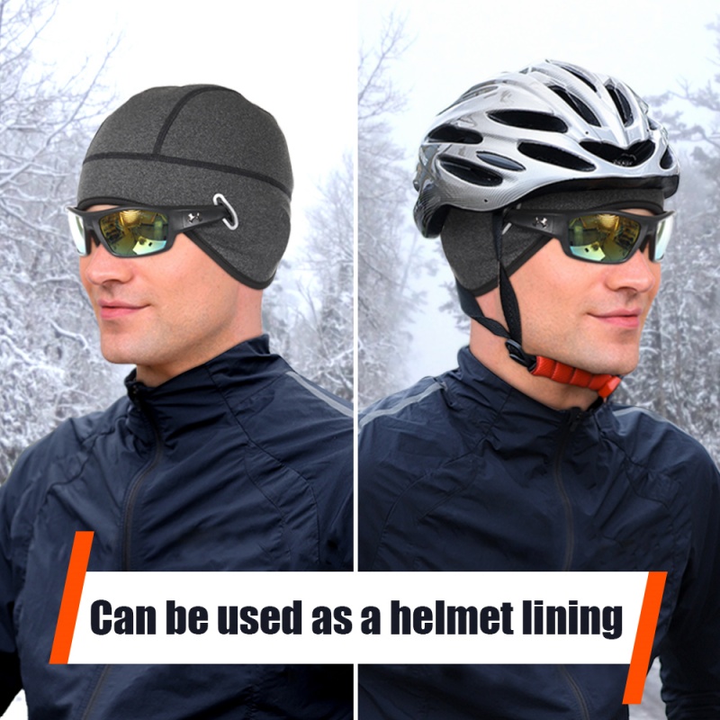 Skull Cap Helmet Liner - 겨울 사이클링 따뜻한 캡 MTB 헬멧