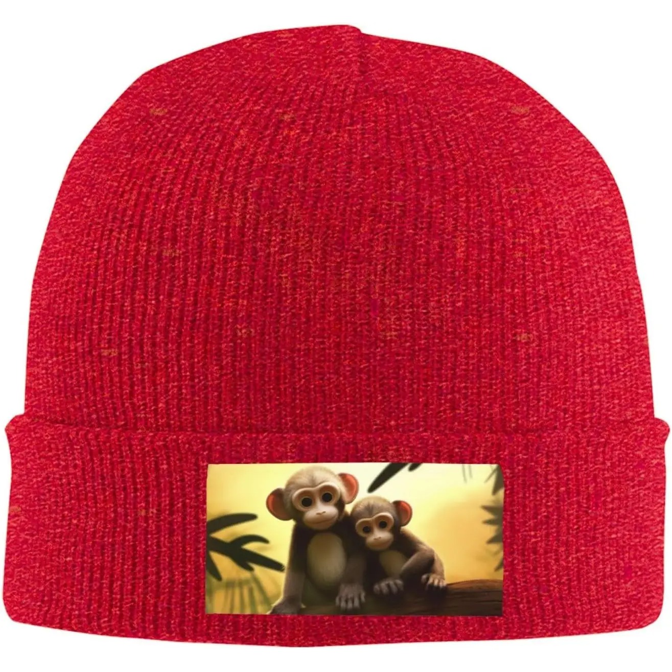 Beanie Cuffed Knit - 남성용 비니 겨울 모자 여성용 니트