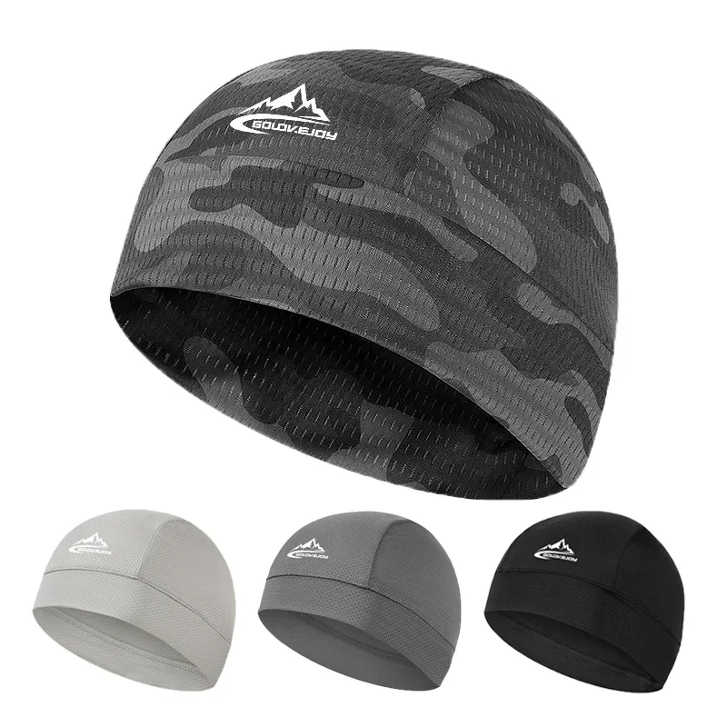 Skull Cap Helmet Liner - 사이클링 캡 여름 아이스 실크 속건
