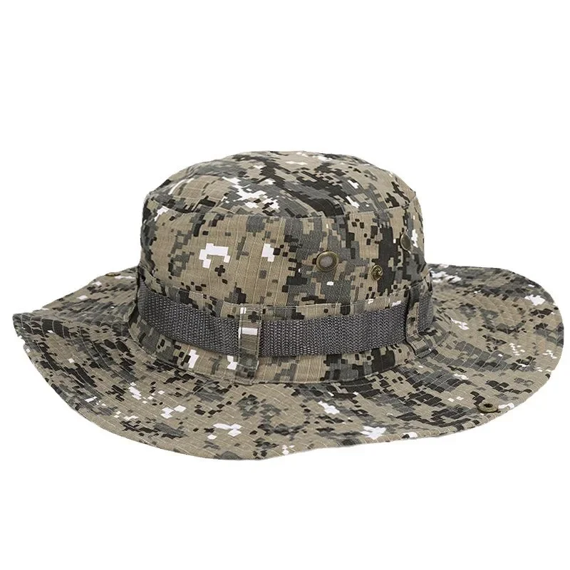 Boonie Hat Tactical - 남성용 멀티캠 전술 Boonie 모자, UPF50+