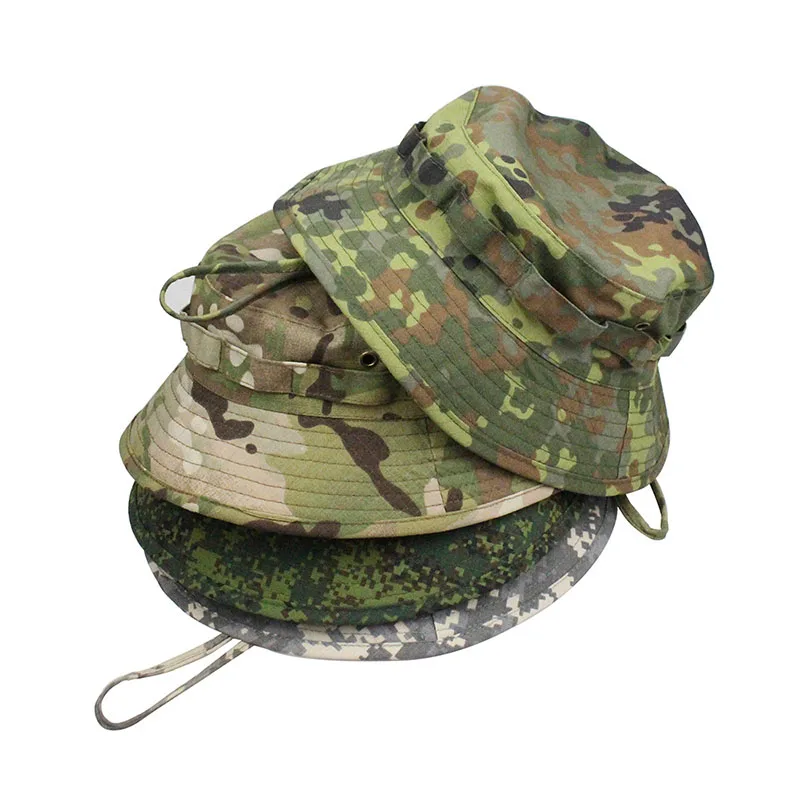 Boonie Hat Tactical - 위장 Boonie 모자 멀티캠 파나마 모자