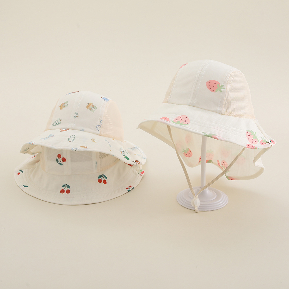 Visor Sun Hat - 여름 아기 해변 모자 어린이를위한 야외