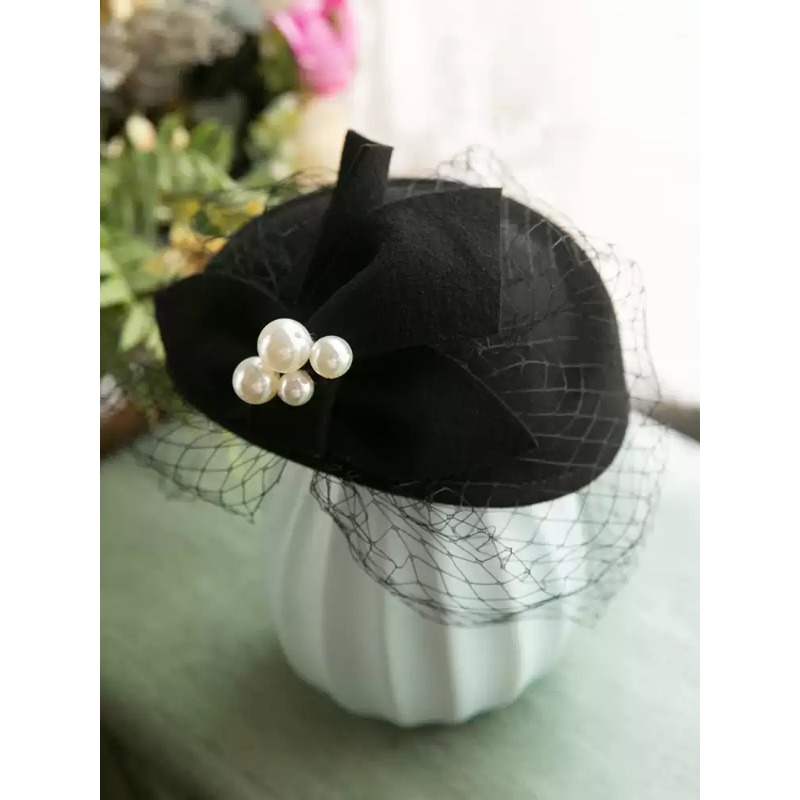 유니버스 식료품점 프랑스 우아한 영국 빈티지 메쉬 베레 - Beret French Wool 리뷰 및 가격