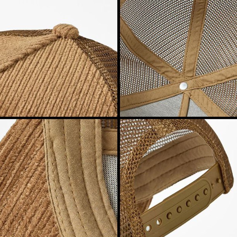 코듀로이 메쉬 스포츠 캡 맞춤 자수 프린트 로고 트러커 - Corduroy Cap 5 Panel 리뷰 및 가격