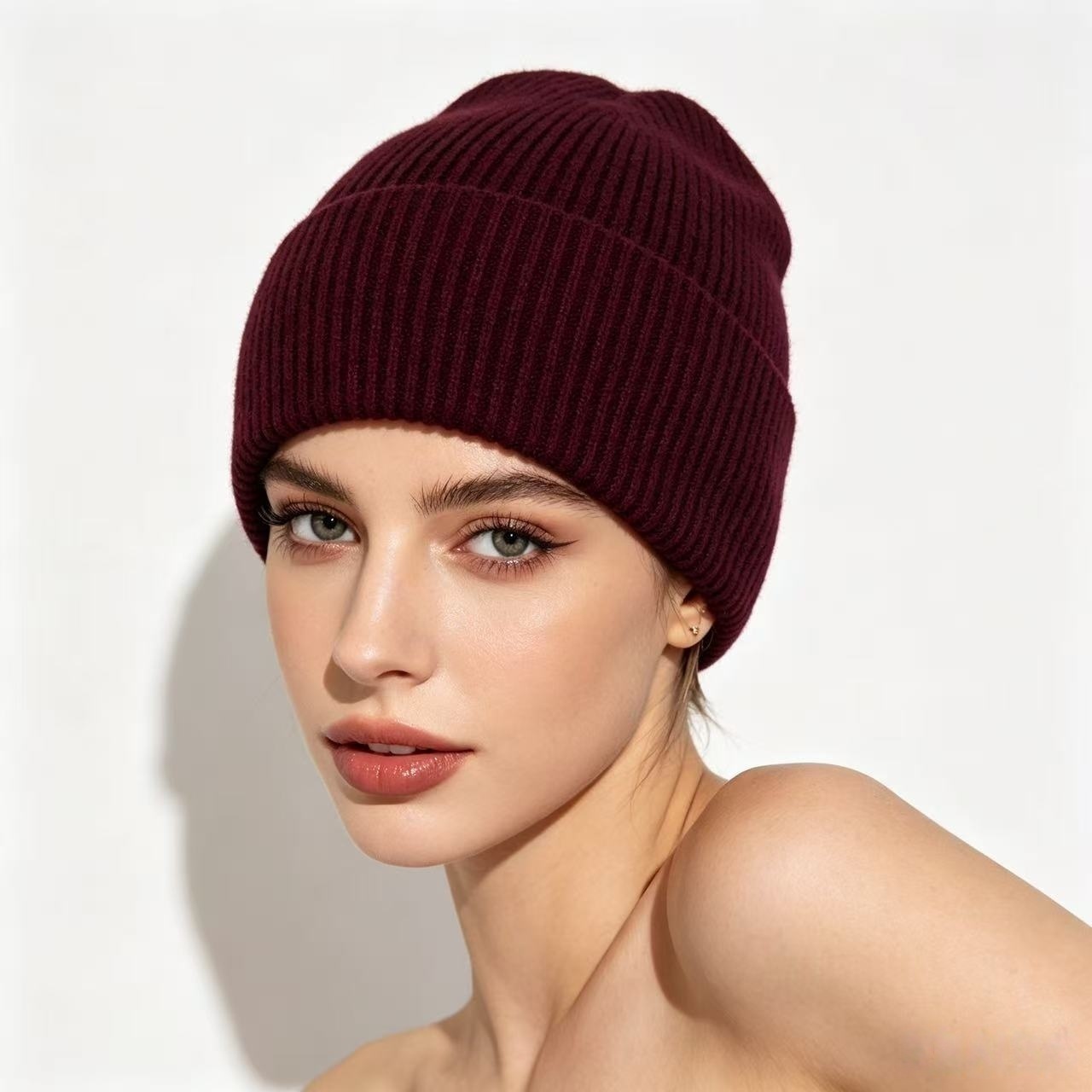 네이비 블루 골지 니트 보온 비니 모자 - 남녀공용 방 - Beanie Cuffed Knit 리뷰 및 가격