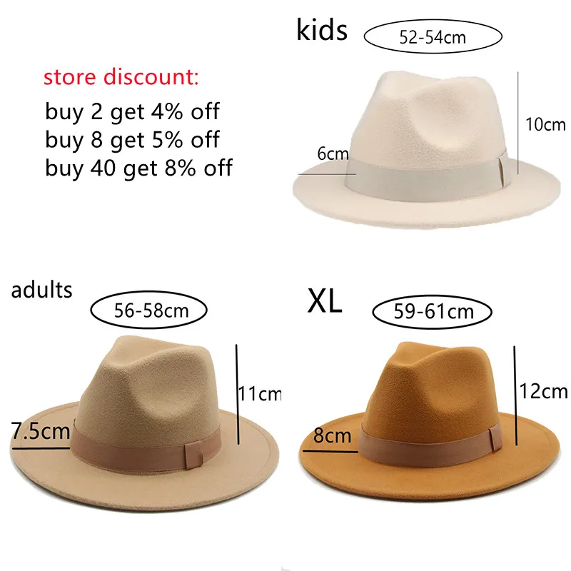 페도라 모자 여성용 겨울 모자 리본 밴드 남성용 모자  - Fedora Hat Wool 리뷰 및 가격