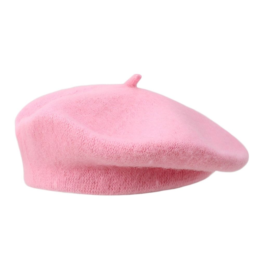 패션 따뜻한 겨울 울 베레모 레트로 단색 프랑스 아티스 - Beret French Wool 리뷰 및 가격