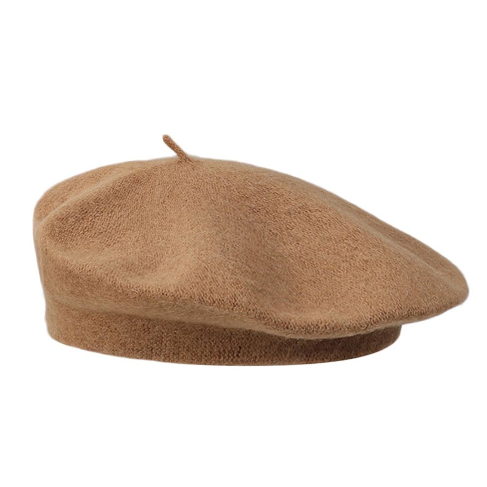 패션 따뜻한 겨울 울 베레모 레트로 단색 프랑스 아티스 - Beret French Wool 리뷰 및 가격
