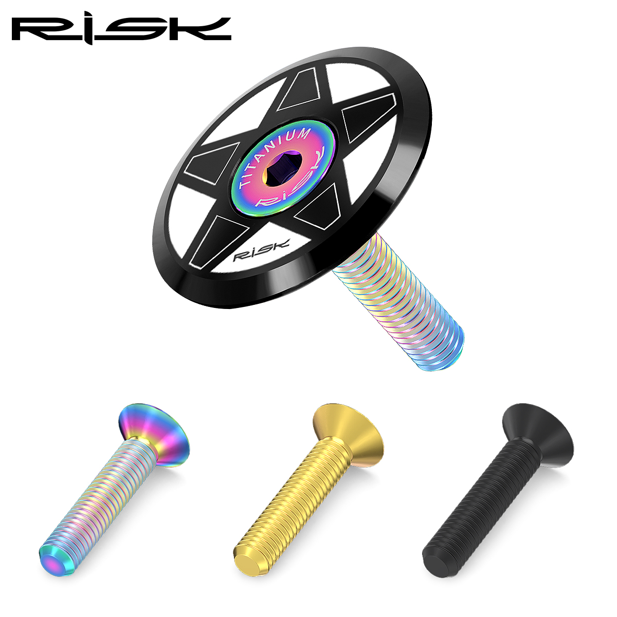 RISK 1개 자전거 티타늄 합금 스템 캡 볼트 M6X - Snapback Hat Flat 리뷰 및 가격