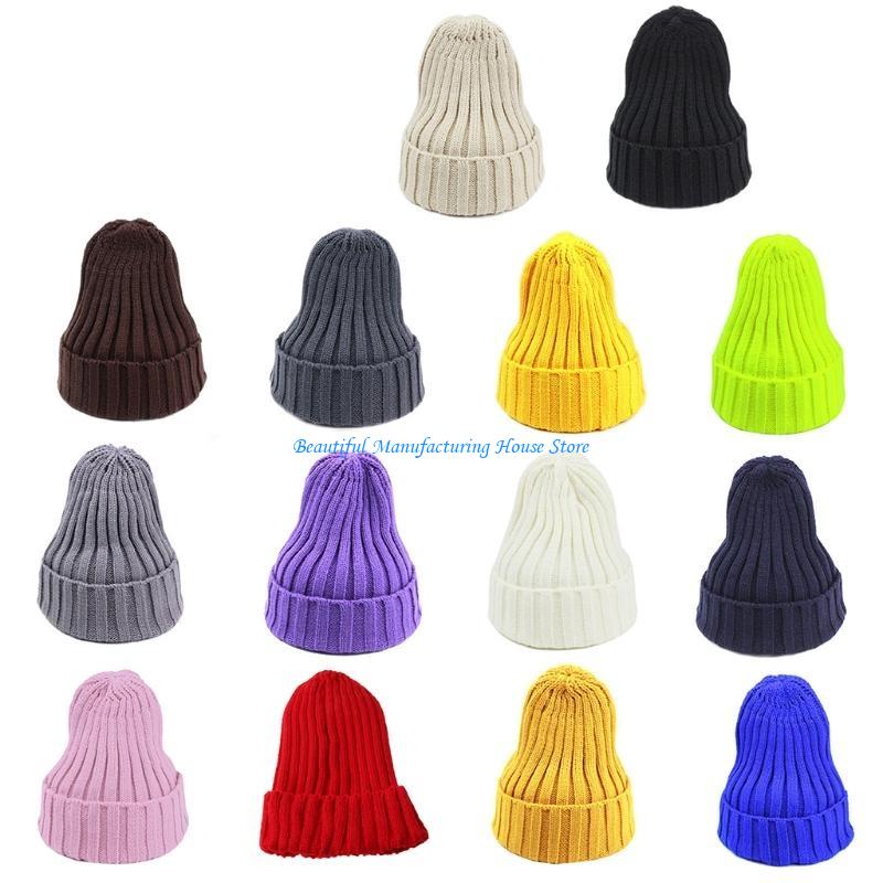 E56A 유니섹스 겨울 리브 니트 포인티드 비니 모자  - Beanie Cuffed Knit 리뷰 및 가격
