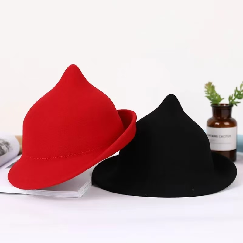 2025 100% 양모 현대 마녀 모자 할로윈 겨울 두 - Fedora Hat Wool 리뷰 및 가격