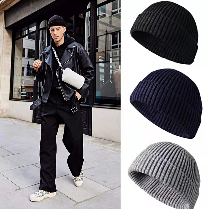 겨울 따뜻한 남여 양모 비니 모자 남성용 어부 모자 짧 - Beanie Cuffed Knit 리뷰 및 가격