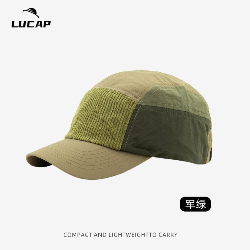 맞춤 자수 로고 컬러 블록 코듀로이 패널 야구 모자 봄 - Corduroy Cap 5 Panel 리뷰 및 가격