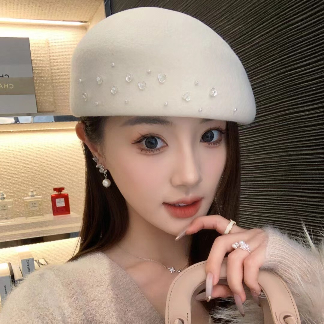 여성용 프렌치 엔트리 럭스 울 베레모, 소셜라이트 스타 - Beret French Wool 리뷰 및 가격