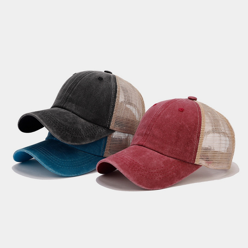 빈티지 워싱 데님 메쉬 백 트러커 햇 유니섹스 조절 가 - Trucker Cap Mesh 리뷰 및 가격