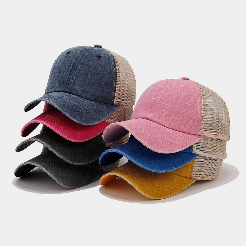 빈티지 워싱 데님 메쉬 백 트러커 햇 유니섹스 조절 가 - Trucker Cap Mesh 리뷰 및 가격