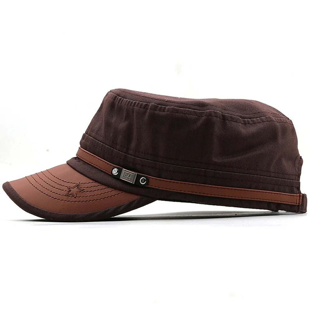 캐주얼 생도 모자 남자 플랫 탑 모자 패션 코튼 바이저 - Dad Hat Cotton 리뷰 및 가격