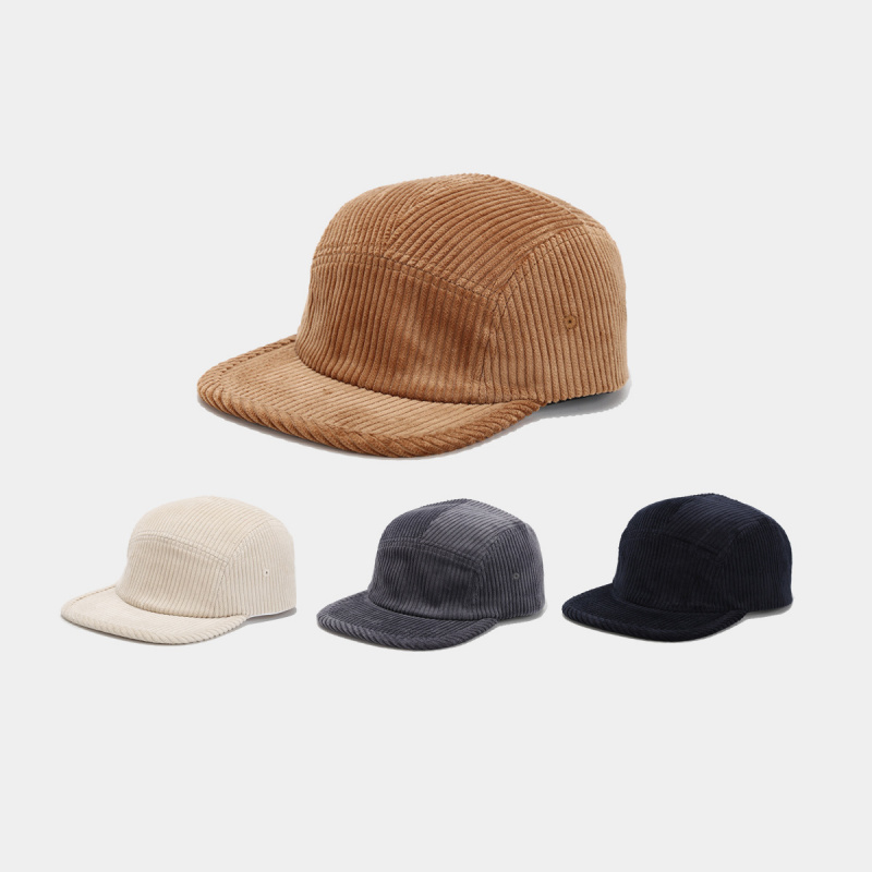 코듀로이 5패널 캠프캡 조절 가능 유니섹스 플랫챙 모자 - Corduroy Cap 5 Panel 리뷰 및 가격