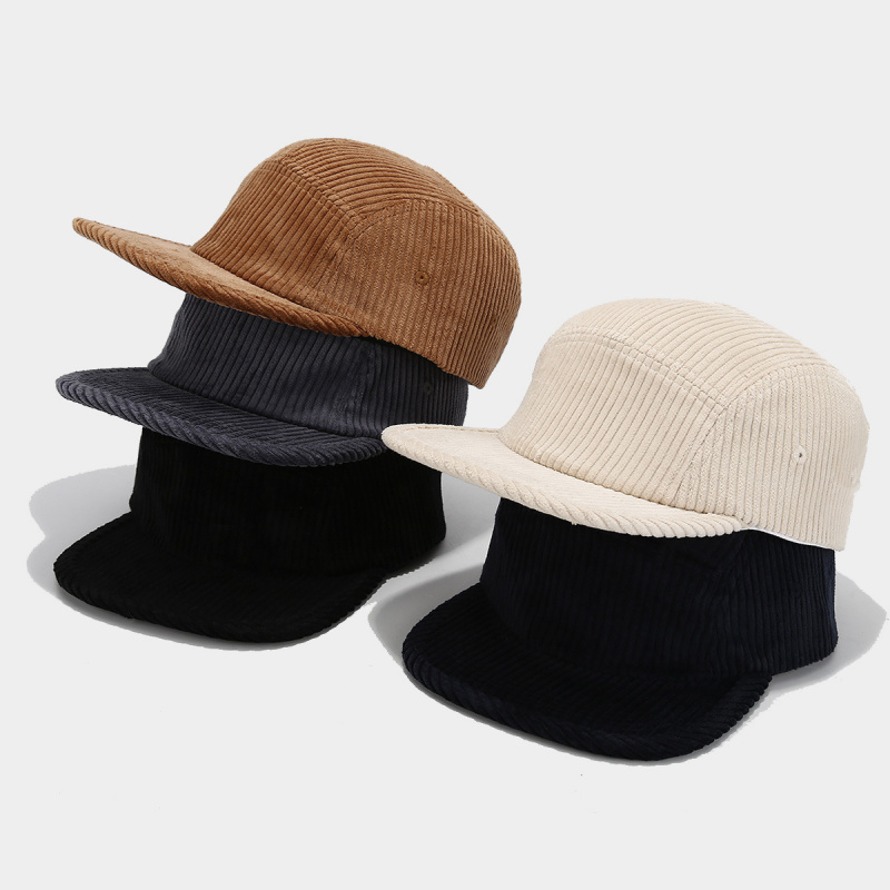 코듀로이 5패널 캠프캡 조절 가능 유니섹스 플랫챙 모자 - Corduroy Cap 5 Panel 리뷰 및 가격