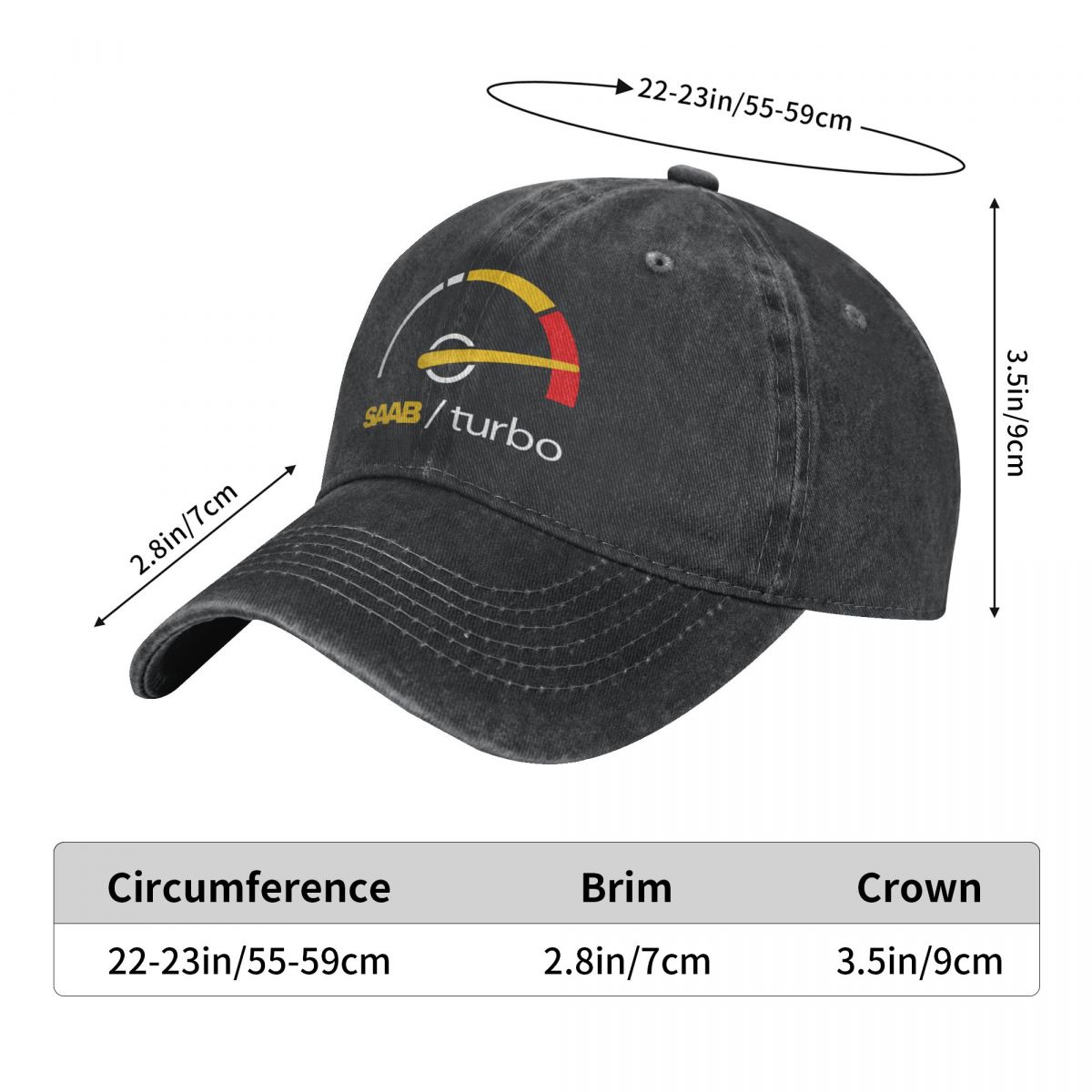 세탁된 남성용 야구 모자 터보 부스트 게이지 트럭 운전 - Golf Cap Dad 리뷰 및 가격