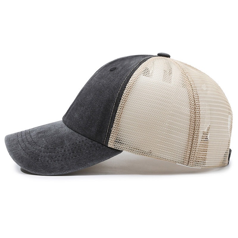 커스텀 로고 워싱 메쉬 캡 통기성 야구 모자 레트로 소 - Visor Sun Hat 리뷰 및 가격