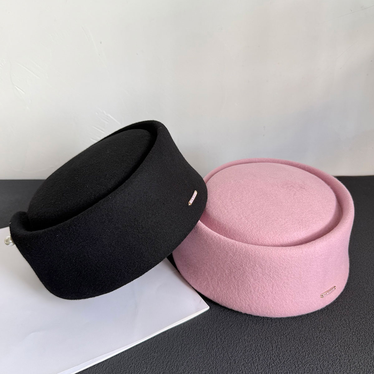 가을 겨울 신상 100% 핑크 블랙 울 모양의 약통 모 - Beret French Wool 리뷰 및 가격