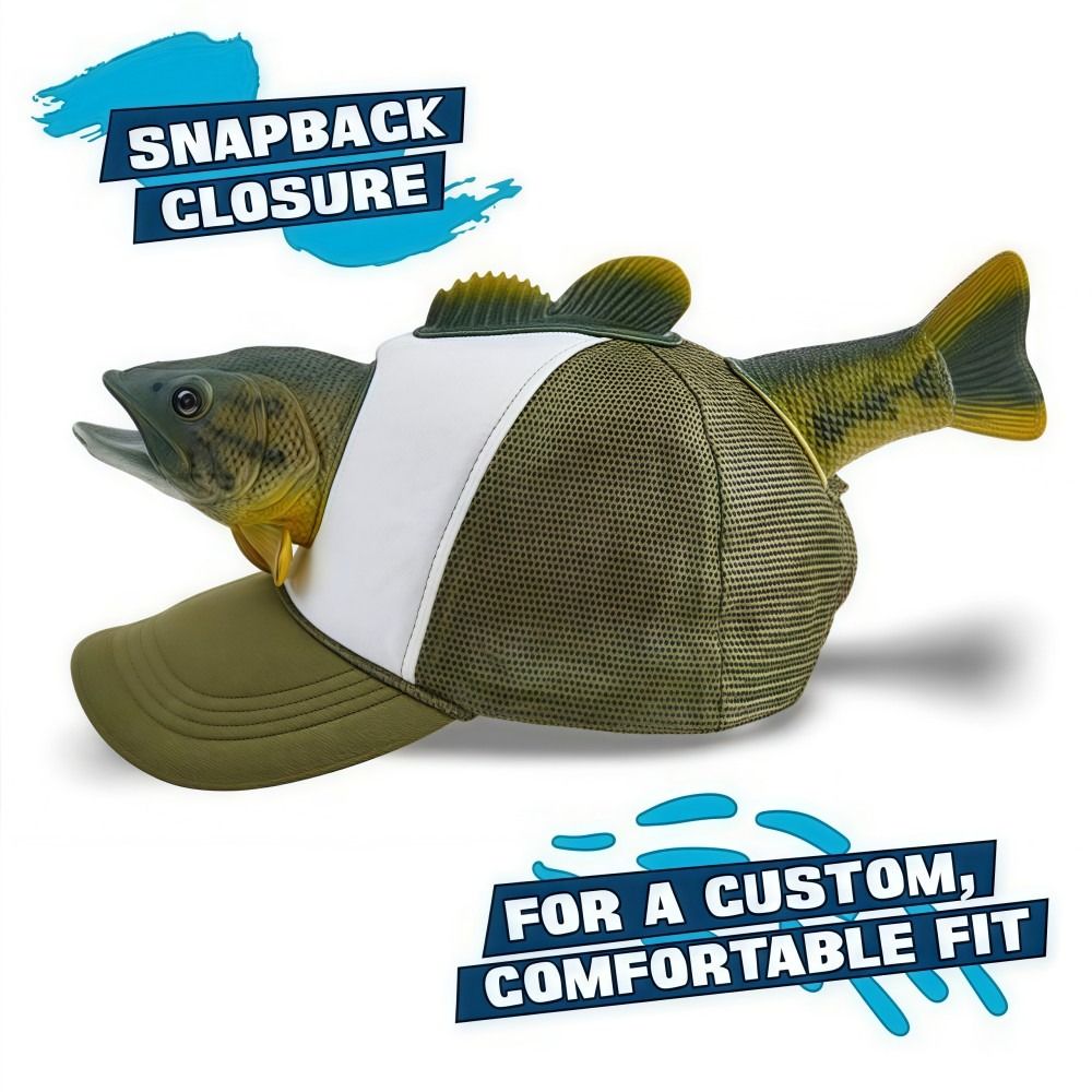 재미있는 3D 물고기 동물 트러커 모자, 조절 가능한  - Trucker Cap Mesh 리뷰 및 가격