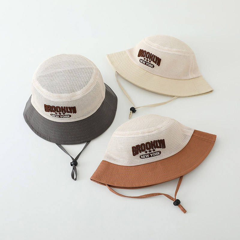 자수 레터링 아기 햇빛 가리개 모자 여름 메쉬 통기성  - Bucket Hat Cotton 리뷰 및 가격