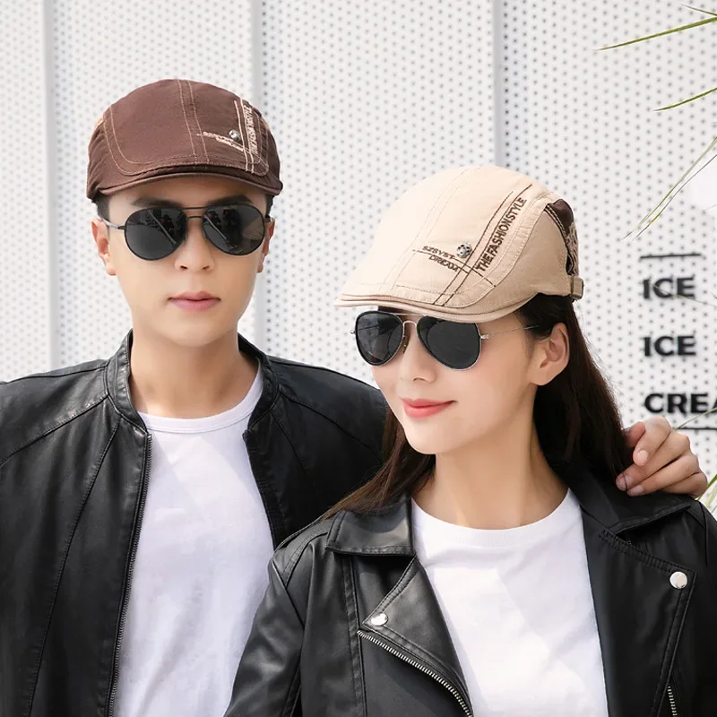 남녀공용 해골 글자 뉴스보이 모자, 부드러운 코튼 베레 - Newsboy Cap Ivy 리뷰 및 가격