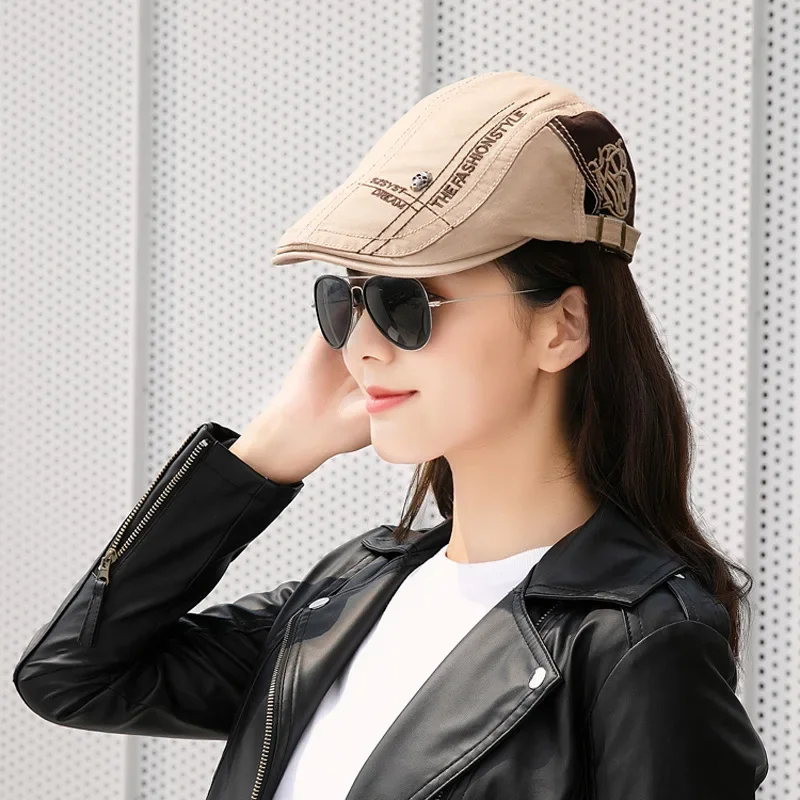 남녀공용 해골 글자 뉴스보이 모자, 부드러운 코튼 베레 - Newsboy Cap Ivy 리뷰 및 가격