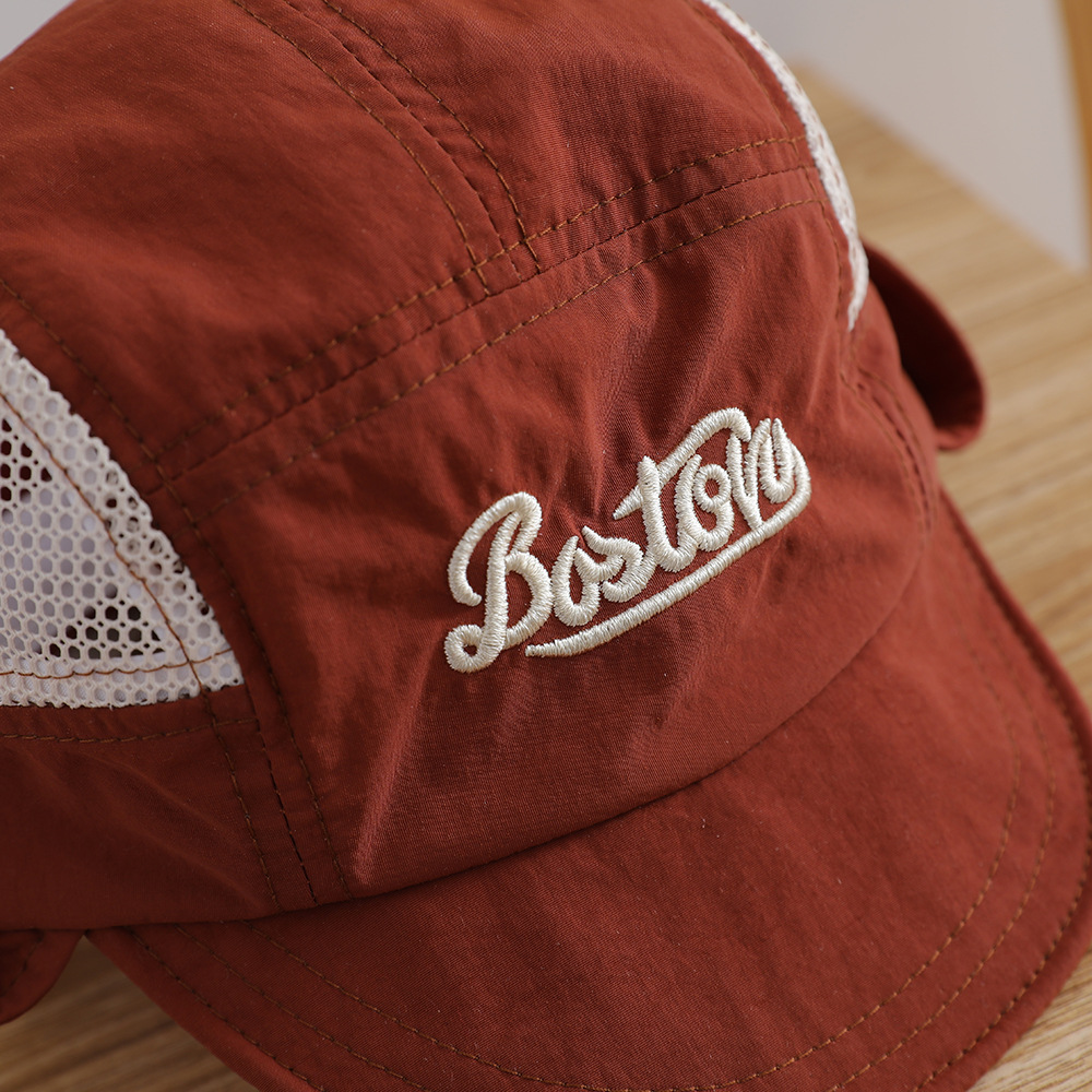 자수 레터링 아기 햇빛 가리개 모자 여름 메쉬 통기성  - Bucket Hat Cotton 리뷰 및 가격