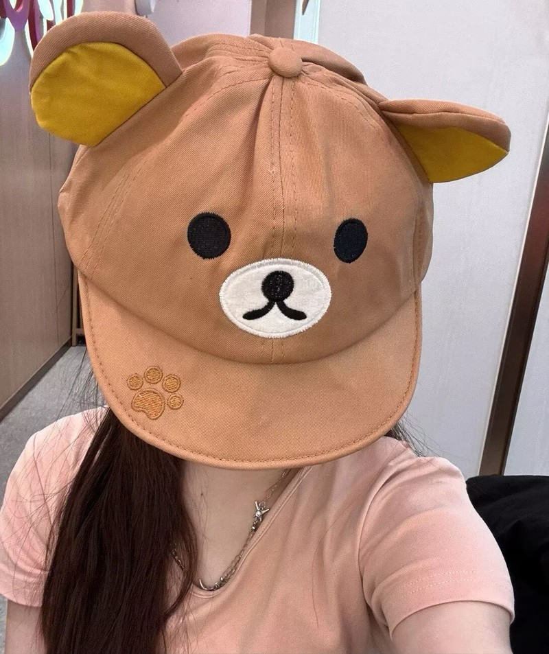 릴라쿠마 귀달이 모자 여성용 여름 모자 소녀 어린이 커 - Visor Sun Hat 리뷰 및 가격