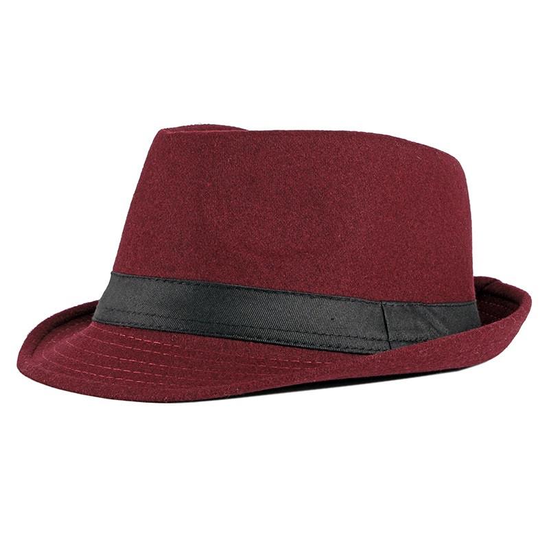 남성용 모자 새로운 가을 겨울 스타일 영국 스타일 남성 - Fedora Hat Wool 리뷰 및 가격
