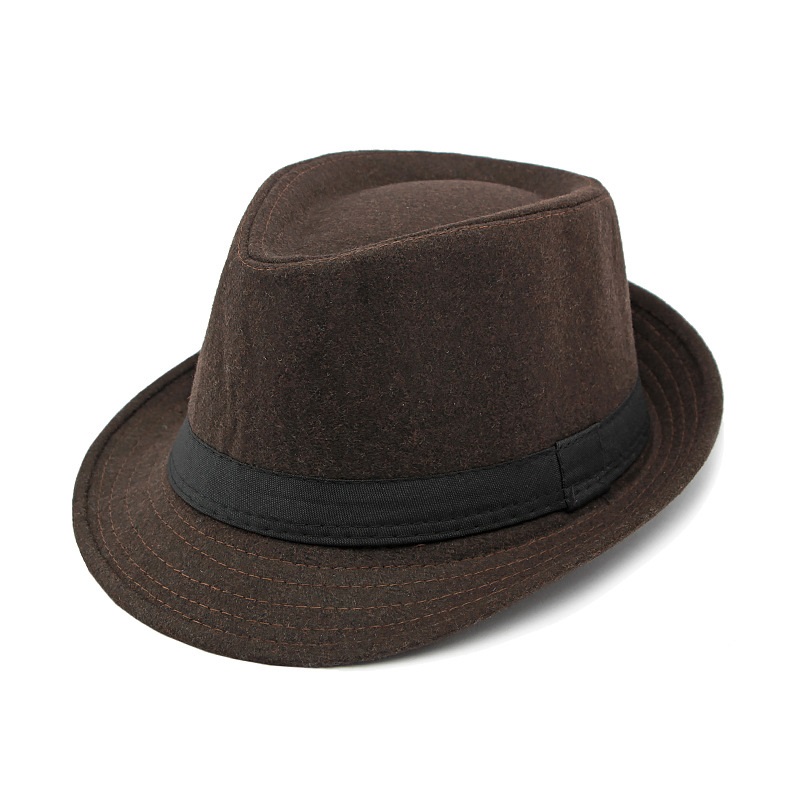 남성용 모자 새로운 가을 겨울 스타일 영국 스타일 남성 - Fedora Hat Wool 리뷰 및 가격
