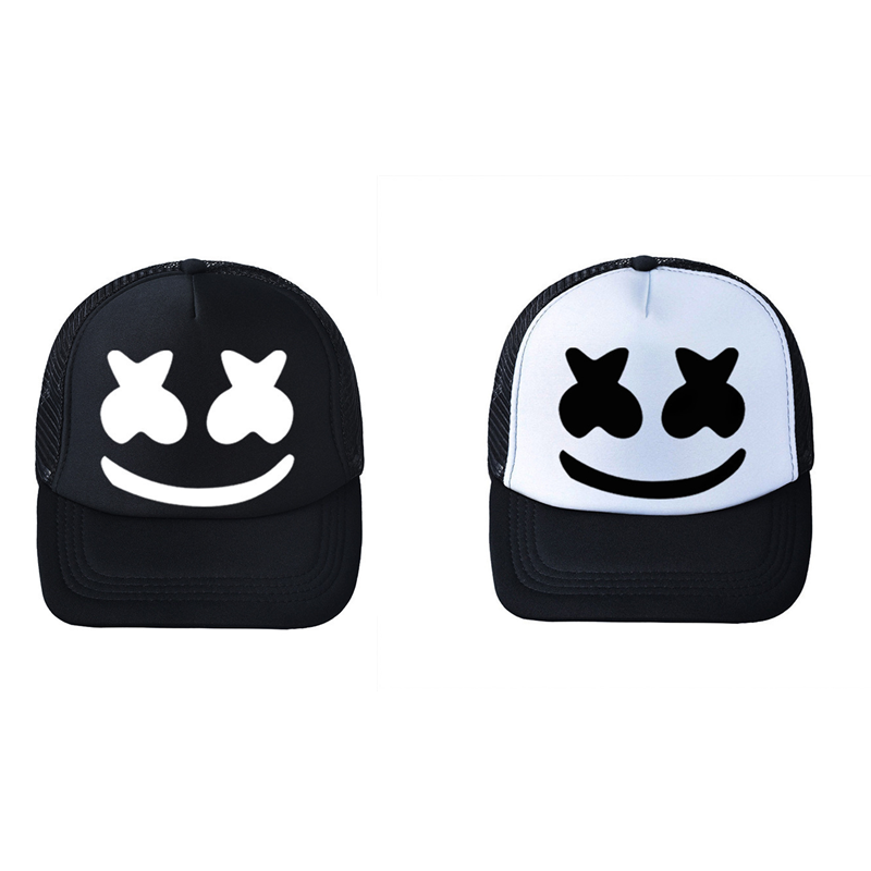 DJ 힙합 팝 모자 Marshmello 코스프레 야구  - Trucker Cap Mesh 리뷰 및 가격