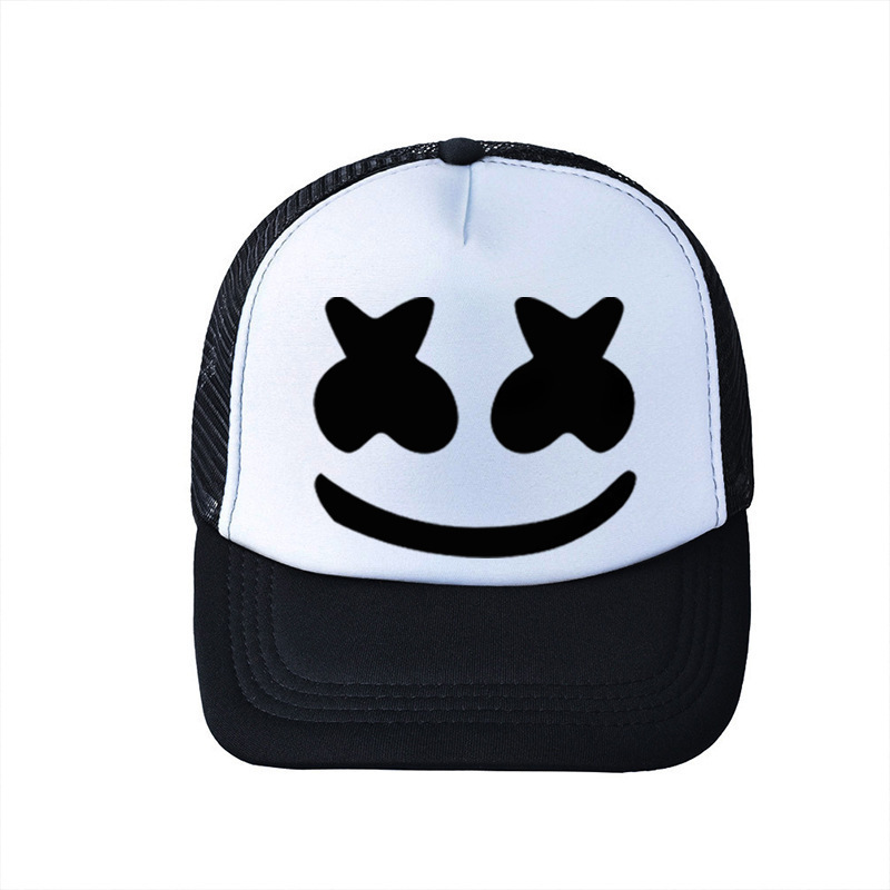 DJ 힙합 팝 모자 Marshmello 코스프레 야구  - Trucker Cap Mesh 리뷰 및 가격