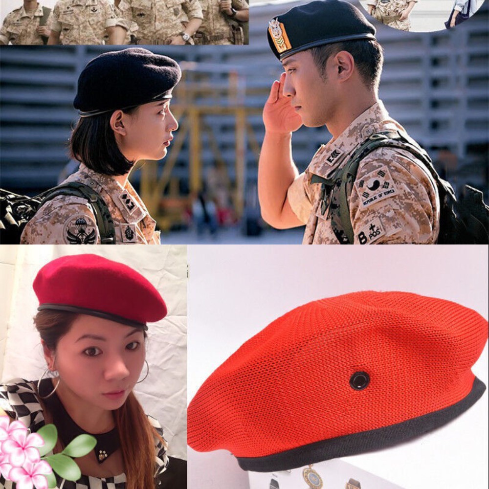 새로운 유니섹스 유니폼 캡 여성 남성 울 베레 프랑스  - Beret French Wool 리뷰 및 가격