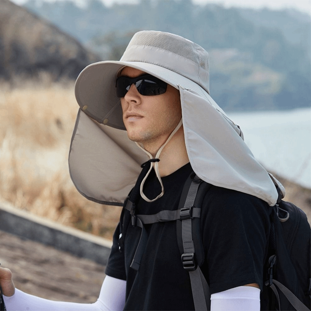 패션 의류 남성용 햇빛 가리개 모자 큰 챙 탈부착 가능 - Visor Sun Hat 리뷰 및 가격