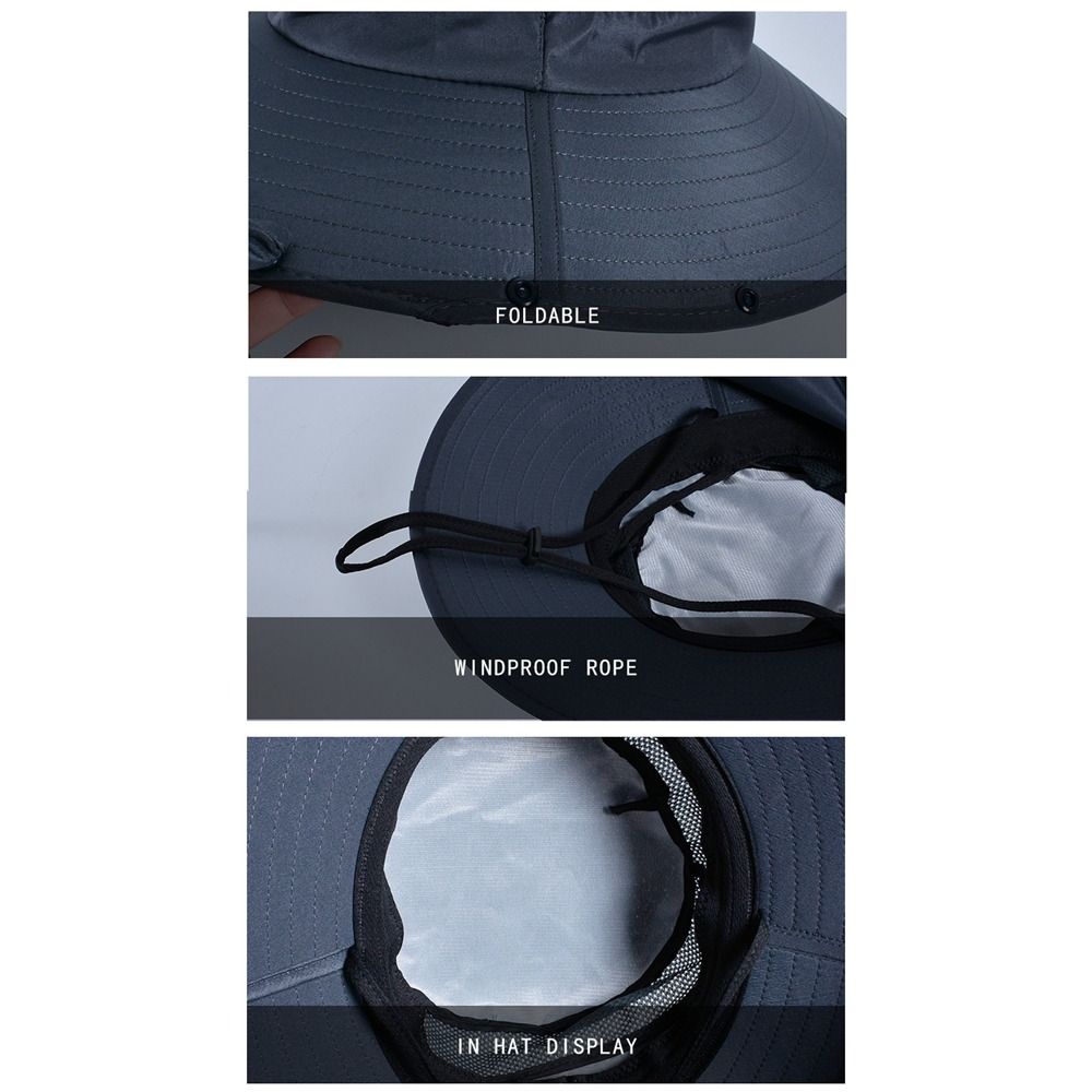 패션 의류 남성용 햇빛 가리개 모자 큰 챙 탈부착 가능 - Visor Sun Hat 리뷰 및 가격