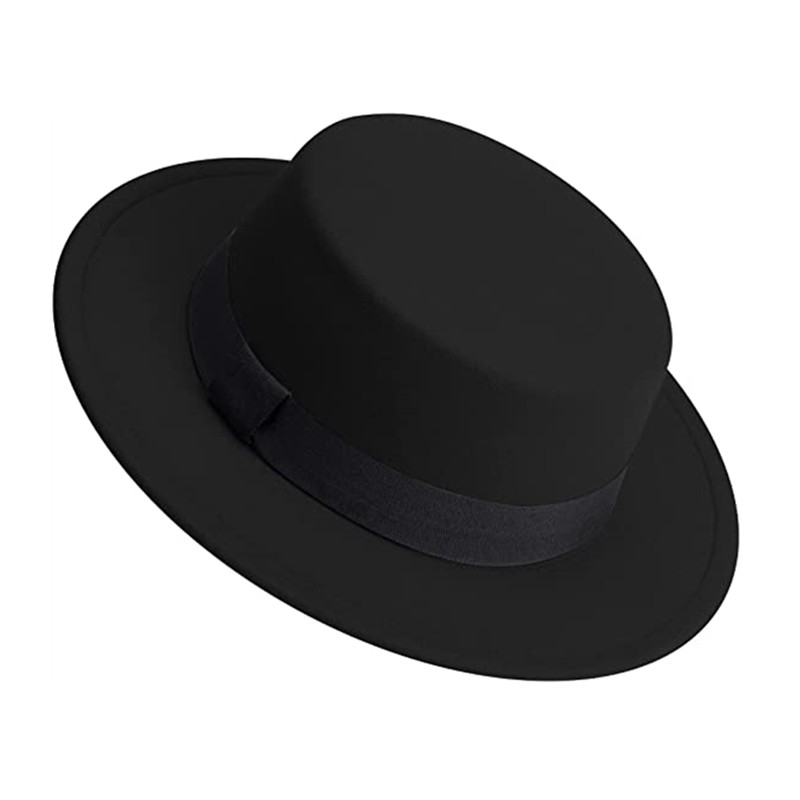남녀 공용 흰색 페도라 모자 플랫 탑 햇 펠트 포크 파 - Fedora Hat Wool 리뷰 및 가격
