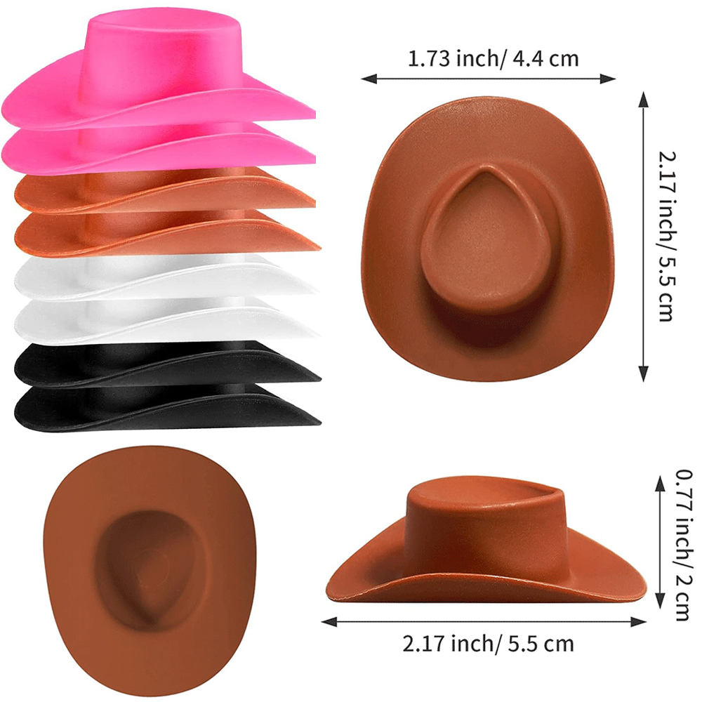 20Pcs 플라스틱 미니 서양 카우보이 모자 귀여운 카 - Cowboy Hat Straw 리뷰 및 가격