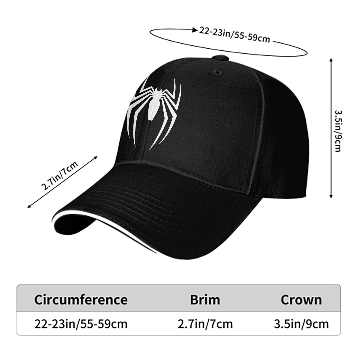 남성용 워싱 야구 모자, 화이트 스파이더 필수품, 트럭 - Golf Cap Dad 리뷰 및 가격