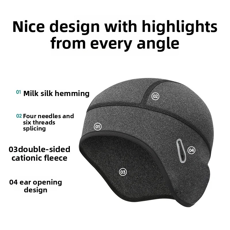 겨울 사이클링 따뜻한 모자 MTB 헬멧 라이너 플리스  - Skull Cap Helmet Liner 리뷰 및 가격