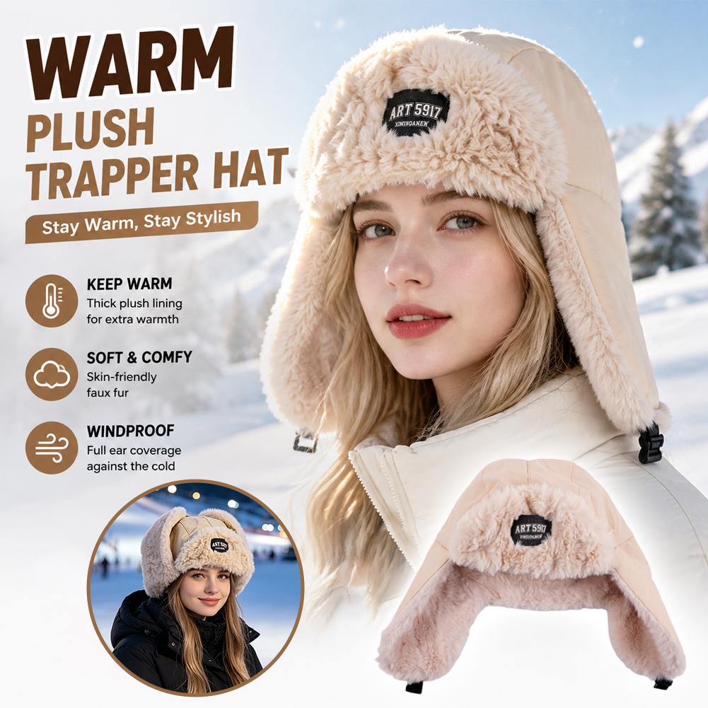 겨울 트래퍼 모자 두꺼운 플러시 안감 방풍 귀 보호 이 - Winter Trapper Hat 리뷰 및 가격